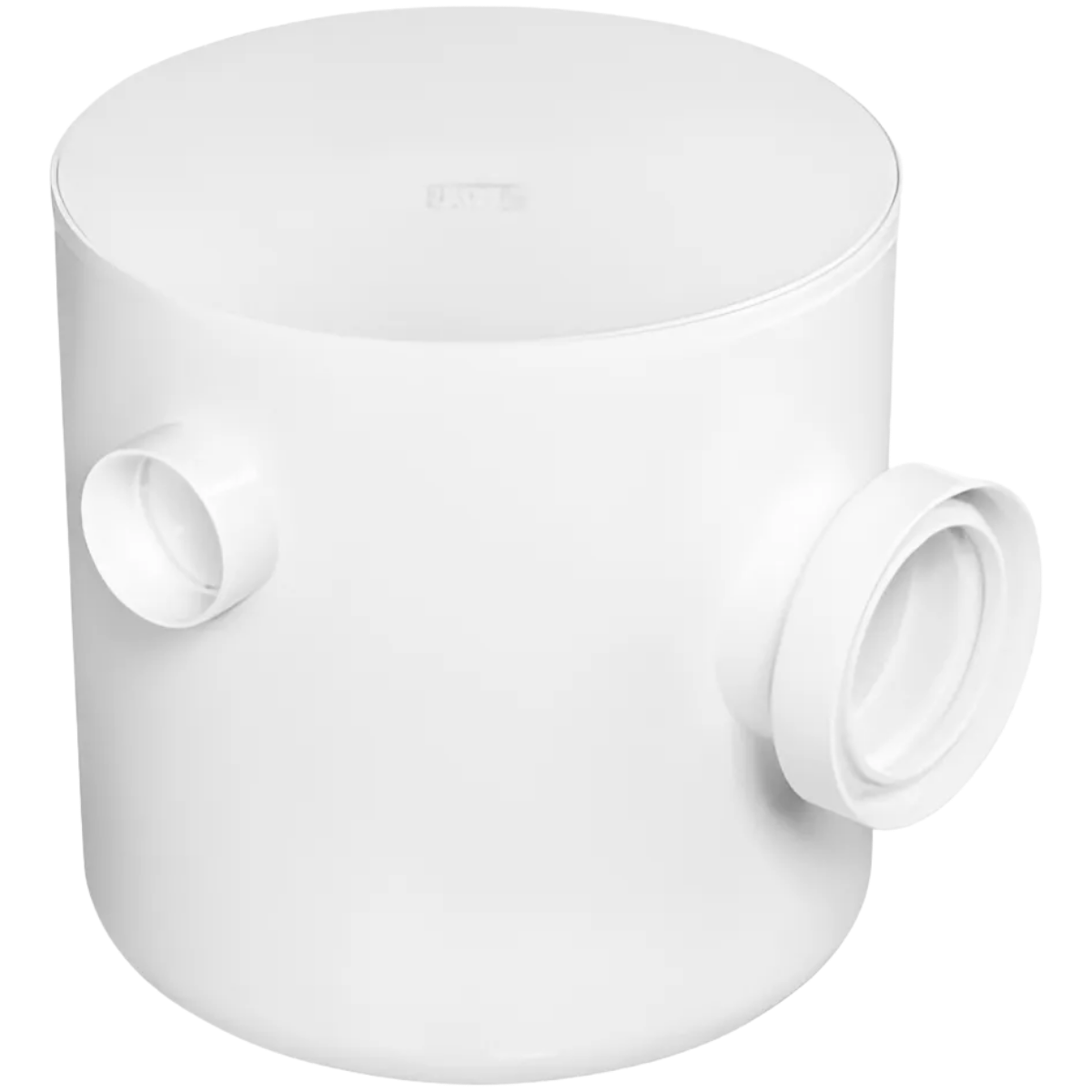 Caixa Sifonada Redonda 250x250 Herc PVC com Vedações DN75/DN100 - Hidráulica na Ferragens Camboatá RJ