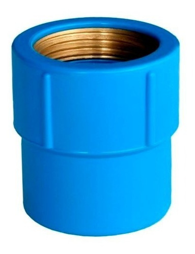 Luva Azul Bucha Latão 20 mm x 1/2 - Hidráulica na Ferragens Camboatá RJ