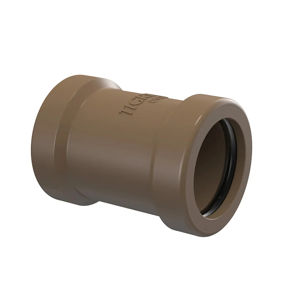 Luva Tigre Correr Soldável PVC 20 mm - Hidráulica na Ferragens Camboatá RJ