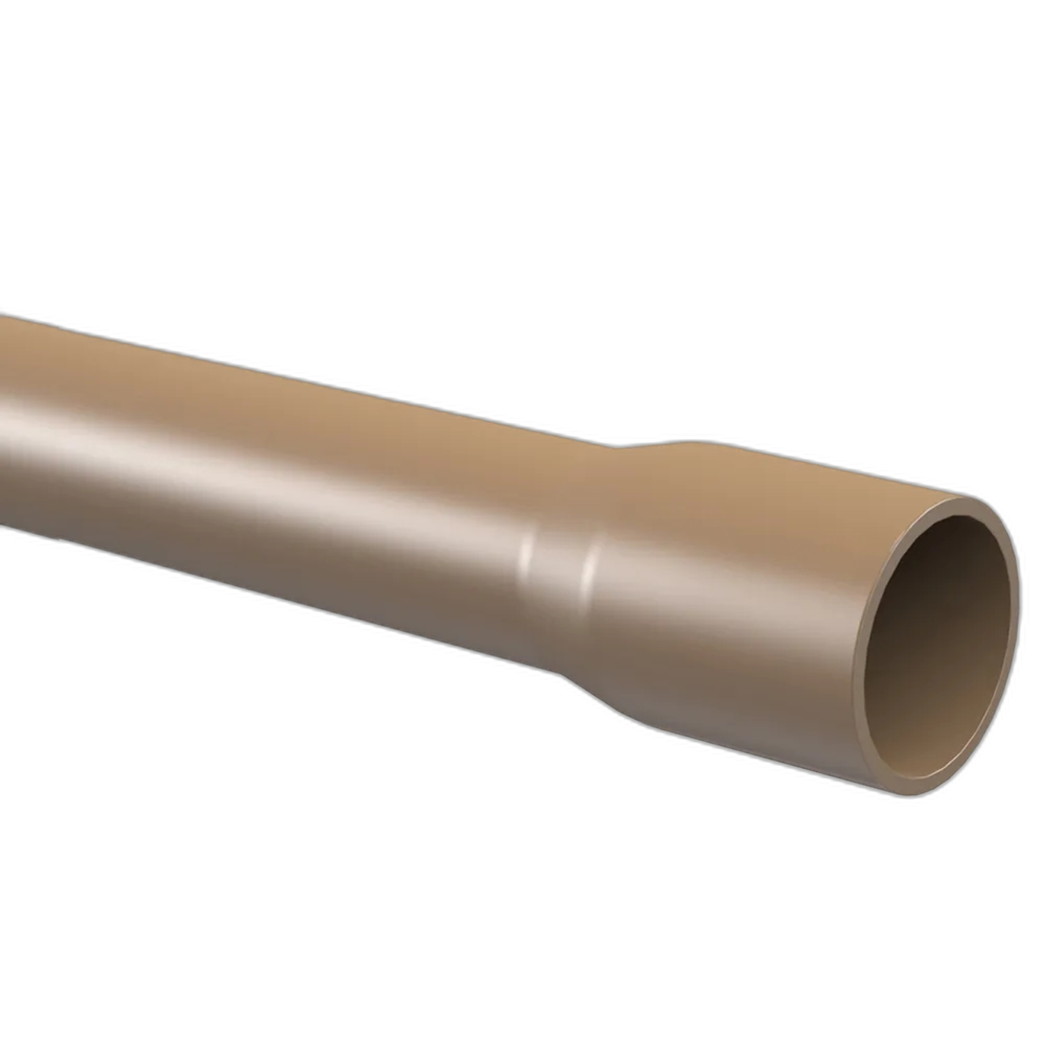 Tubo PVC Marrom Soldável 40 mm 6 M - Hidráulica na Ferragens Camboatá RJ