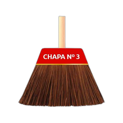 Vassoura Chapa 3 - Material de Limpeza na Ferragens Camboatá RJ