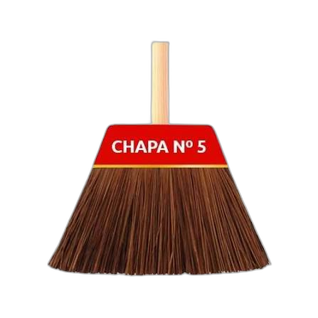 Vassoura Chapa 5 - Material de Limpeza na Ferragens Camboatá RJ
